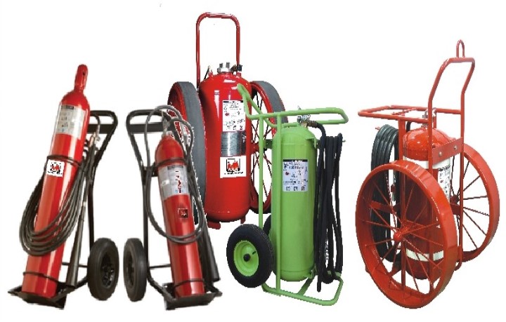 Wheeled Fire Extinguisher Image